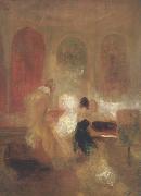 Joseph Mallord William Turner Music party in Petworth (mk31) painting